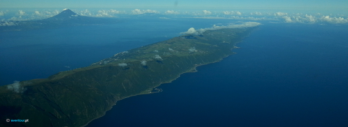 São Jorge Island from the Air