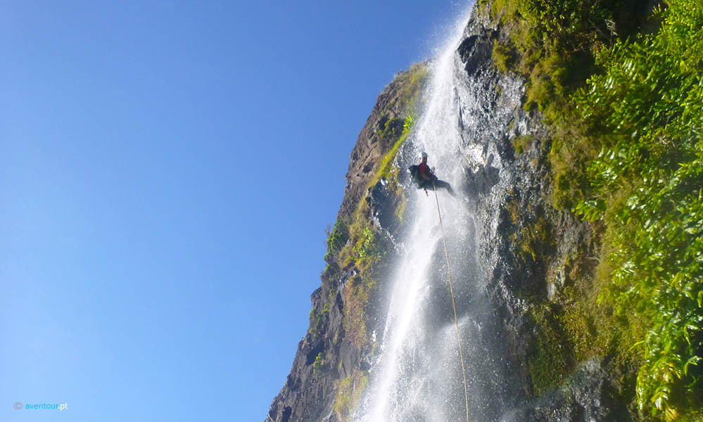 Canyoning Advanced in Sao Jorge Island in Azores