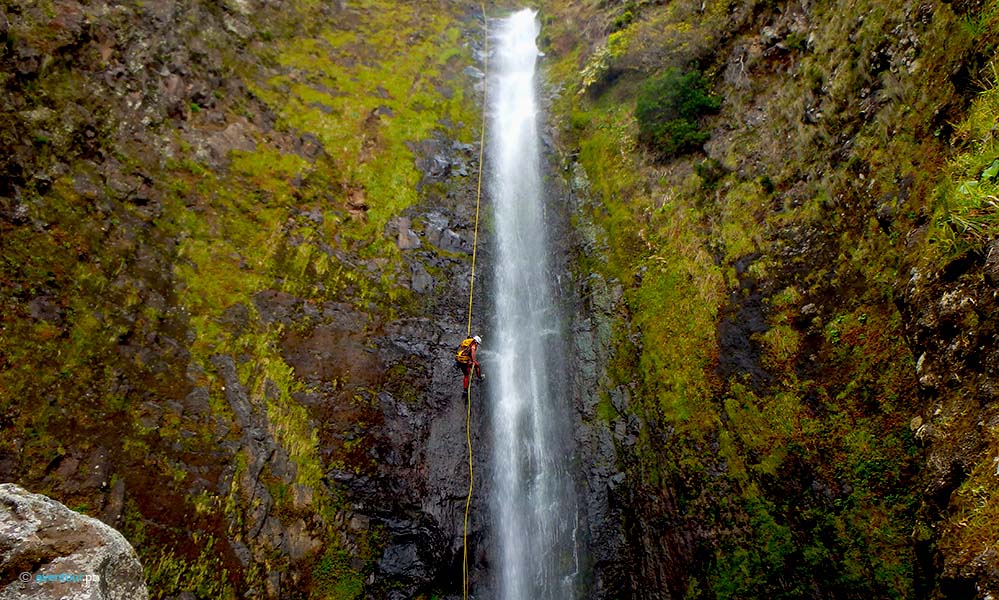 Canyoning Advanced in Sao Jorge Island in Azores
