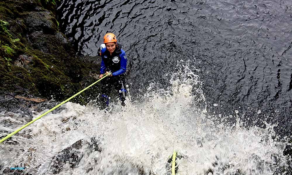 Canyoning Adventure in Sao Jorge in Azores