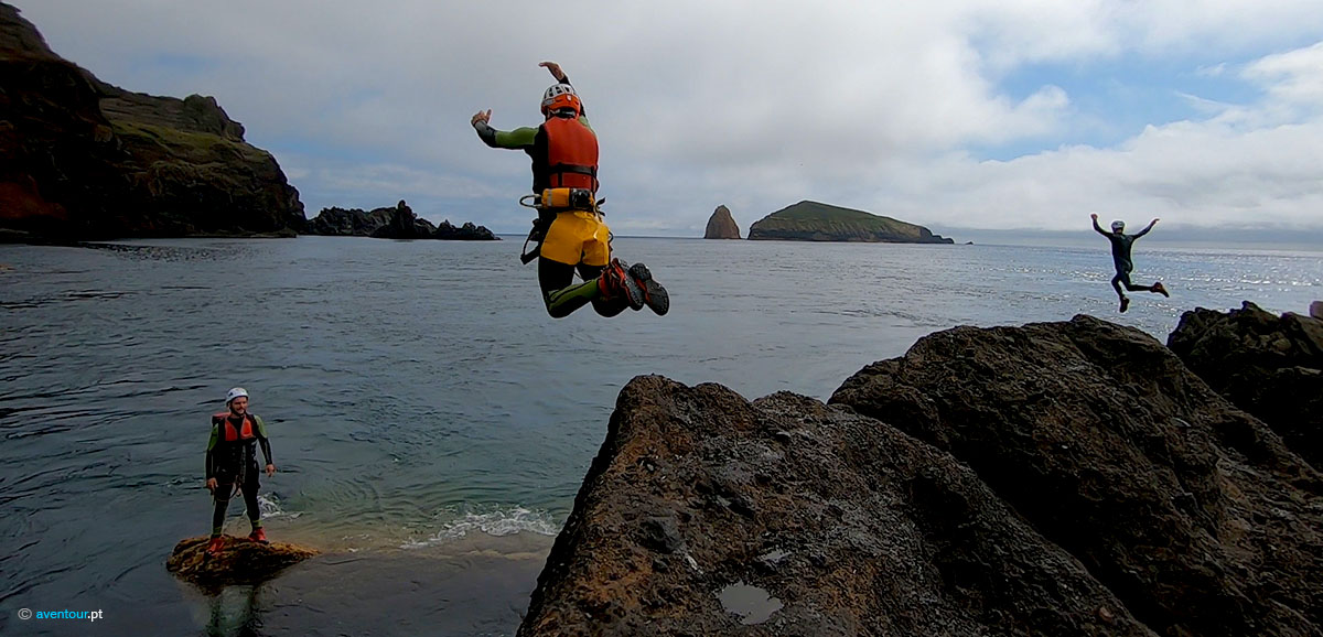 Coasteering in Graciosa Island in Azores