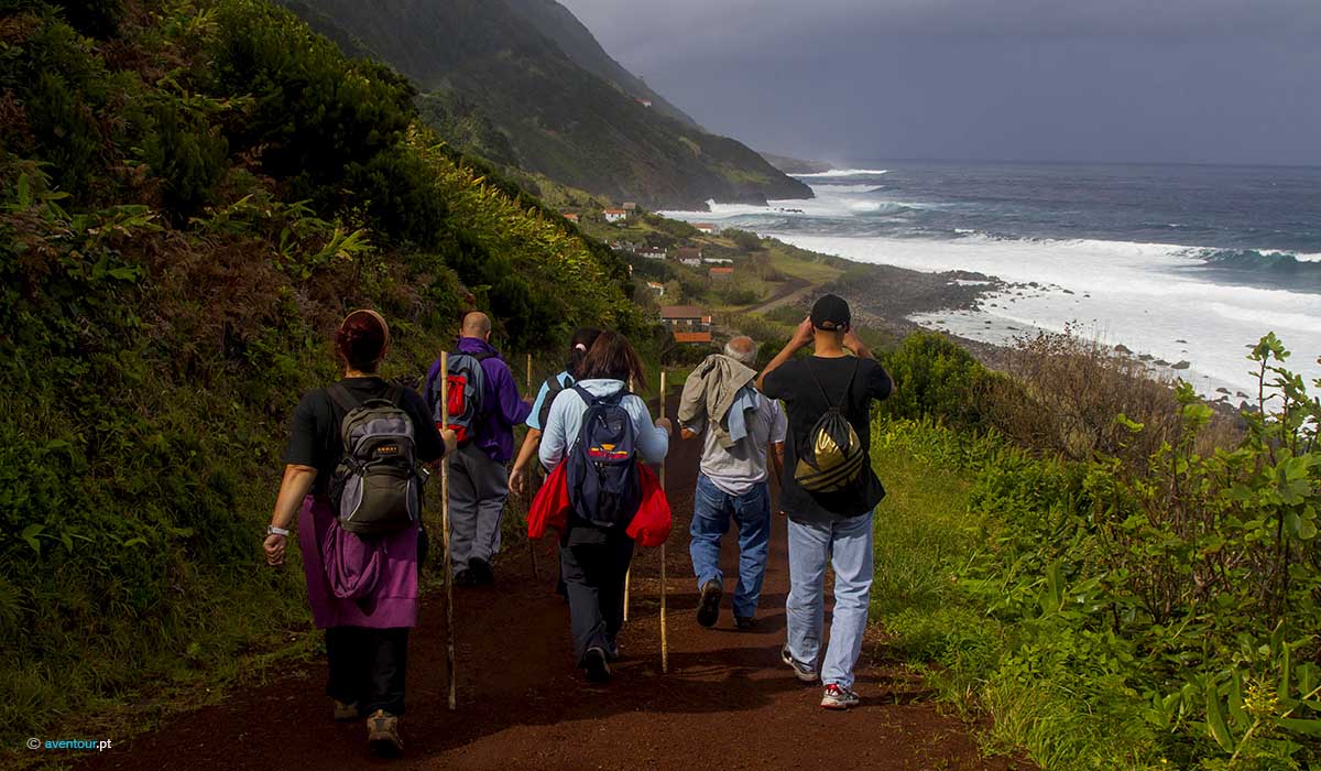 North Route Walking Trails in Sao Jorge island in Azores