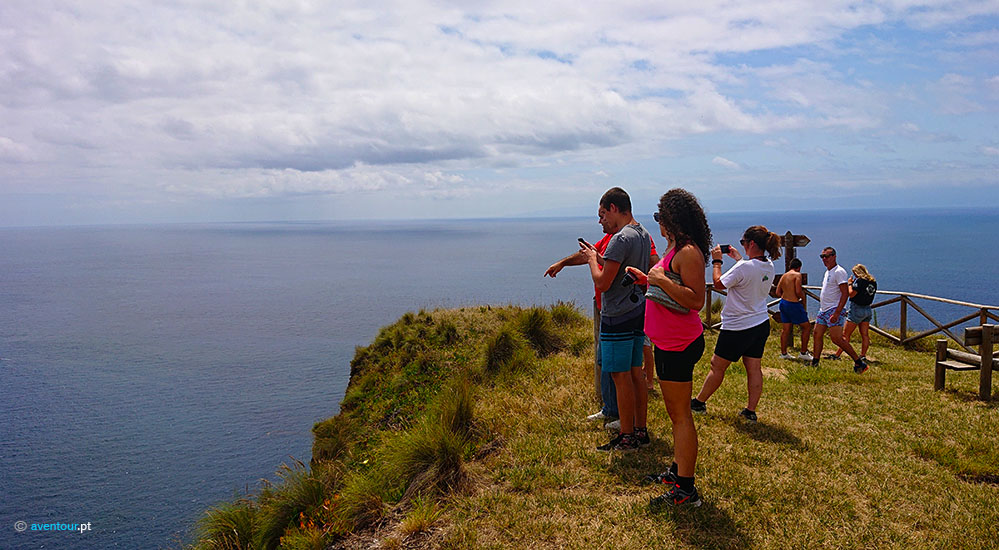 View points in Graciosa Island in Azores