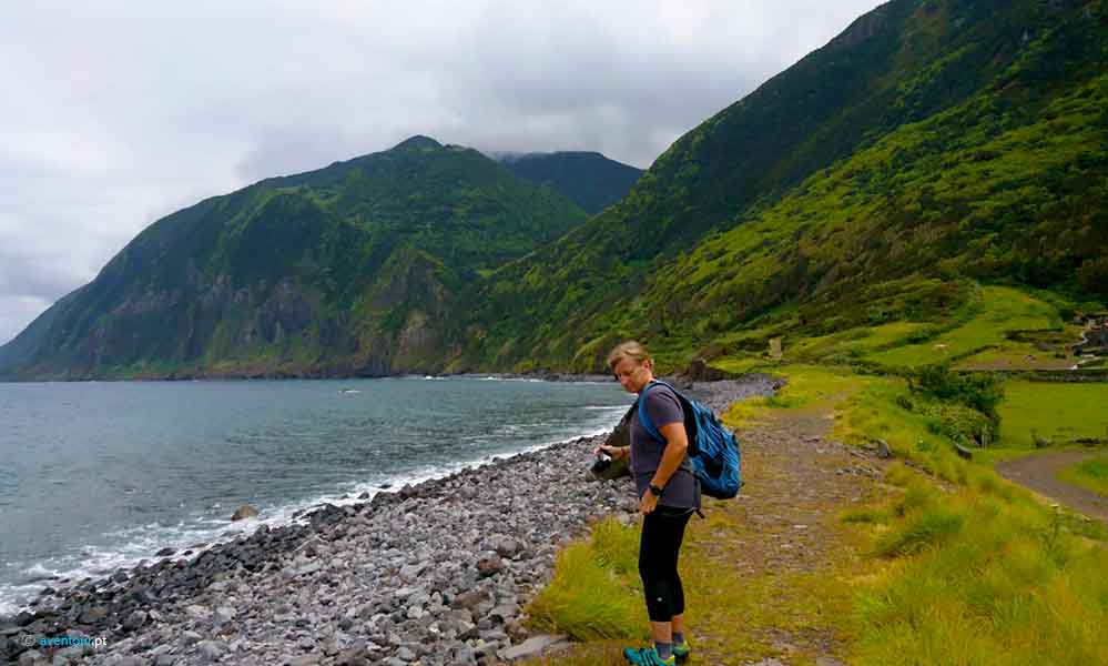 Trilhos Açores - Trilho Fajã Caldeira de Santo Cristo - Ilha São Jorge 
